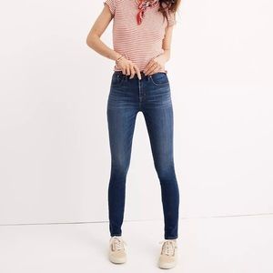 Madewell 10" High-Rise Skinny Jeans Danny Wash 25